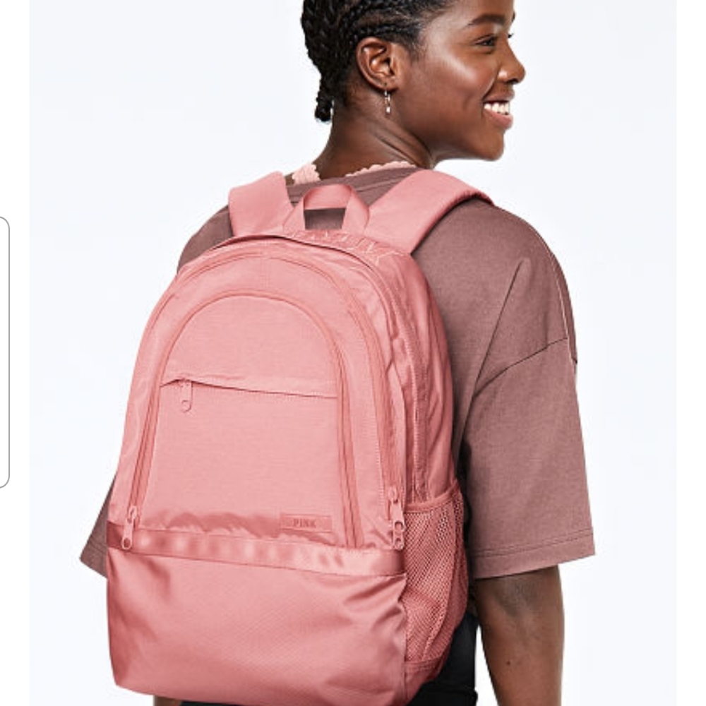 Pink backpack